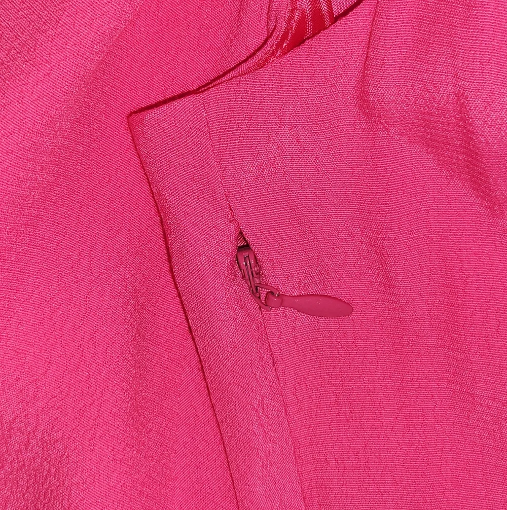 Kate Spade Look For The Silver Lining Dalene Dress Pink Red Trim Womens 10